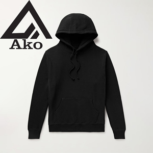 High Quality 100% Cotton String Soft <b>Hoodie</b> Pullover Sweatshirt Customizable Heavyweight Fleece <b>Hoodie</b> For Mens By Ako - Product Image 1