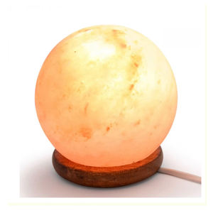 High Quality Carved Himalayan Salt <b>Lamp</b> <b>Ball</b>-Shaped Pink 100% Eco-Friendly Pure Natural Feng Shui Compatible Customizable Size - Product Image 5