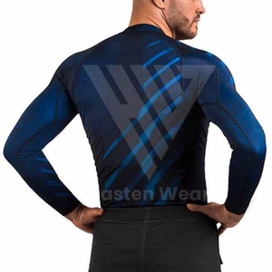 Camisetas de Compresión con Cuello Redondo para Clientes Exigentes, Gran Venta 2025, Elásticas en 4 Direcciones, Secado Rápido, Mangas Largas, Logotipo Personalizado, Protección Solar - Product Image 2