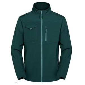Haute qualité 2025 nouveau sport imperméable tir toile col montant avant Logo veste matelassée pour hommes - Product Image 1