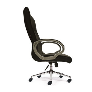 Silla de Oficina Giratoria Contemporánea HOM1071-01 con Respaldo Alto, Tapicería de Cuero, Altura Ajustable, Espuma y Tela para Oficina en Casa y Uso Doméstico - Product Image 2