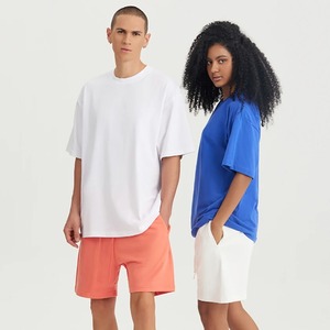 Camiseta de Cuello Redondo 100% Algodón de 250 GSM, Ecológica, de Corte Holgado para Hombre, Opción de Impresión de Logotipo Personalizado, Venta al Por Mayor - Product Image 3