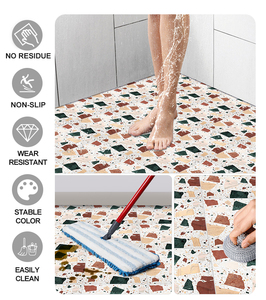 JORUNNS nouveau design DIY décoration intérieure <span class=keywords><strong>carreaux</strong></span> <span class=keywords><strong>de</strong></span> sol en vinyle 11.8 pouces peler et coller prix du carrelage <span class=keywords><strong>de</strong></span> sol en <span class=keywords><strong>terrazzo</strong></span> - Product Image 4
