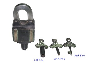 Cadenas antivol résistant aux intempéries pour la maison et le bureau cadenas à clés multiples vente en gros - Product Image 6