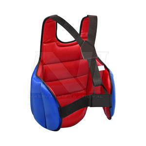 Protector de Pecho de Piel Sintética de Alta Calidad con Logotipo Personalizado para MMA, Muay Thai y Kickboxing, Nuevo Conjunto de Boxeo de Piel Genuina - Product Image 2