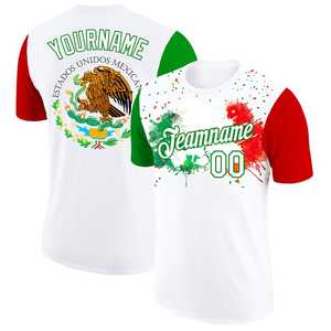 Camisetas de alta calidad con cuello redondo para hombre, estampado de bandera por sublimación, ropa de calle informal, ligera y de gran tamaño con logotipo frontal - Product Image 5