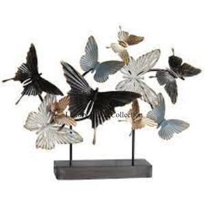 Feuille Designer Plaqué Or Haute Qualité Standard Métal Robuste Aspect Attrayant Dessus De Table Accents Décoratifs Sculpture & Objet - Product Image 3