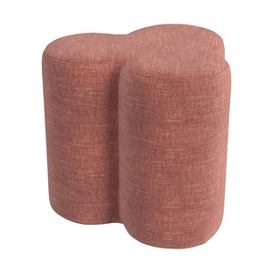Pouf en velours de polyester, tabouret ottoman pour salon, chambre à coucher, utilisation de mariage, design contemporain, fonction vase de sol, indien - Product Image 4