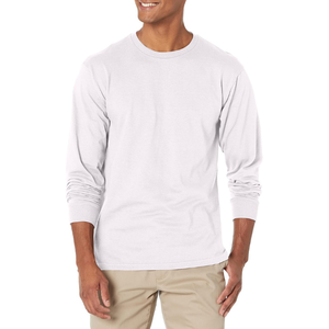 High Quality Men's Full Sleeve T-<b>Shirts</b> Custom Digital Printing Casual Cotton <b>Shirts</b> Plus Size Anti-Wrinkle Eco-Friendly Regular - Product Image 1