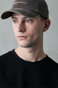 Bland noir coupe décontractée à manches longues sweat coton polyester côtelé bordé épaule tombante T-shirt veste Style hiver Stand - Product Image 3