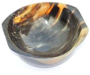 Bol et plateau en corne naturelle fabriqués en Inde Artisanat artisanal - Product Image 2