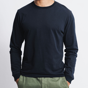 เสื้อยืดผู้ชายแขนยาวธรรมดาพิมพ์โลโก้ได้ตามต้องการ - Product Image 1