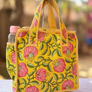Cotton Large Capacity <b>Tote</b> <b>Bags</b> Vintage <b>Floral</b> Quilted <b>Tote</b> <b>Bags</b> For Everyday Use Eco friendly Shopping/Shoulder <b>Bag</b> Gifts - Product Image 1
