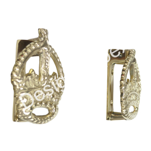 Aldaba de puerta elegante con forma de botella, aldaba de puerta impreso con logotipo personalizado chapado en oro de aluminio fundido para dormitorio - Product Image 4