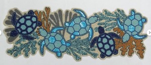 Juego de manteles individuales con cuentas florales para decoración de mesa con cuentas decorativas hechas a mano con estilo para acento de primavera - Product Image 5