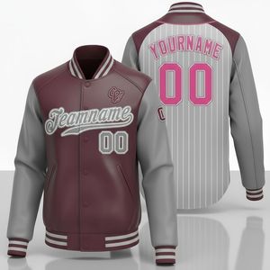 OEM personalizado apliques bordado falso cuero Letterman chaquetas béisbol calle PU cuero Varsity chaqueta de diamantes de imitación - Product Image 6