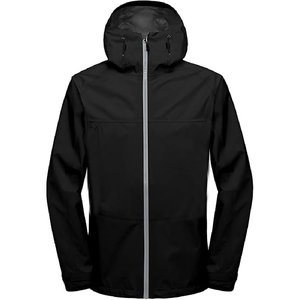 2025 High Quality Nylon Outdoor Rain <b>Jacket</b> for Men Lightweight Waterproof with Zipper Closure for Spring - Product Image 1