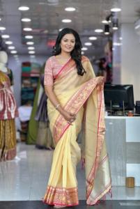 Nuevo diseñador Banarasi Kota Doriya con Banarsi Parola Boarder Saree mujer fabricante de moda de Surat EN EL Rtae más bajo - Product Image 5