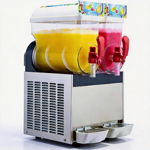 หยุดให้ลูกค้ารอคอยในร้านกาแฟที่เต็มไปด้วยลูกค้า เครื่องทำน้ำแข็งปั่นเชิงพาณิชย์แบบแช่แข็งเร็ว 30 นาที ถังคู่ 30 ลิตร - Product Image 1