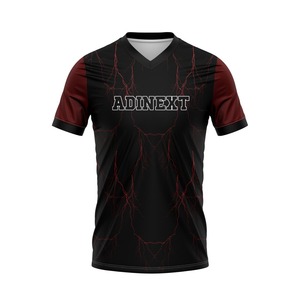 Personnaliser Slim Fit Football Jersey Chemises En Gros Sublimation Running Wear Sublimation T-shirt Polyester Tee Shirt - Product Image 3