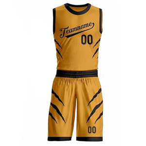 Conjunto de uniforme de baloncesto de nuevo diseño éxito de ventas, ropa de baloncesto sublimada transpirable de talla grande con logotipo personalizado de secado rápido - Product Image 3
