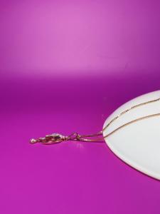 Modern 14k rose gold natural diamond pendant round brilliant cut SI3 I1 clarity GGL certified B2B wholesale marketplace - Product Image 3