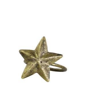 Rond de serviette en métal de luxe utilisé pour la collection de vaisselle fine décoration intérieure de maison élégante salle à manger événement présentation festive - Product Image 1