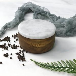 Petite boîte à bijoux en marbre et boîte de cave à sel et poivre abordable organisateur de bibelots fabriqué à la main décor à la maison boîte-cadeau personnalisée - Product Image 4