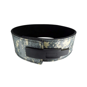 Cinturón de levantamiento de pesas Pro Lever Buckle de 10 mm de grosor, transpirable, de cuero de ante, soporte lumbar para gimnasio, sentadillas y peso muerto, venta al por mayor para fitness - Product Image 2