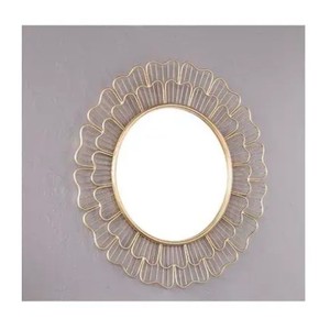 Aluminum Frame Decorative Round Shaped <b>Mirror</b> Frame <b>Mirror</b> Gold Powder Coated Home Lobby Decoration <b>Wall</b> <b>Mirror</b> in Bulk Quantity - Product Image 5