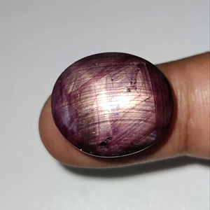 Único rojo estrella rubí cabujón estrella geométrica rubí suelta piedra preciosa matriz estrella impresionante calidad 20-17-8,8mm 36,75 Ct piedra preciosa - Product Image 2