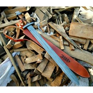 2025 Wholesale Price Top Quality Damascus Steel Handmade <b>Sword</b> Custom Design Stainless Steel Damascus <b>Sword</b> - Product Image 6