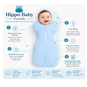 Export Quality Hippo Baby Swaddle Winter <b>Quilted</b> Foam Fast Production Bulk Wholesale Supply Reliable Delivery Service - Product Image 4