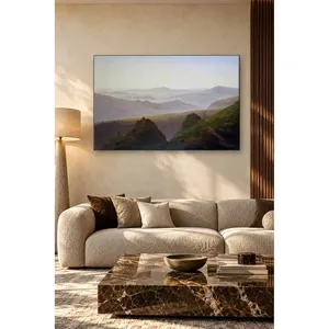 ภาพพิมพ์บนผ้าใบ "เช้าในเทือกเขาหมอก" โดยฟีดา แคสปาร์ เดวิด ฟรีดริช - Product Image 4