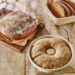 Cestas de pastelería para fermentación de pan, canasta de banneton de mimbre ovalada redonda natural, precio barato - Product Image 3
