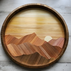 Art mural et calligraphie de découpe laser en bois fabriqués à la main Art mural de conception personnalisée en métal et en bois fini pour la décoration de la maison - Product Image 2