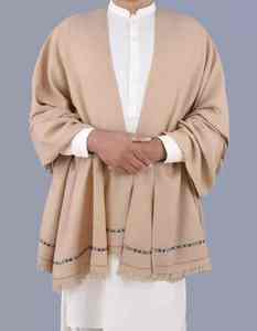 <b>Men</b> Traditional Winter Wool <b>Shawl</b> Soft Warm Solid Breathable Office Formal Wrap - Product Image 5