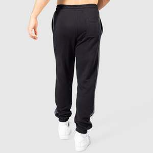Pantalon de survêtement molletonné oversize pour homme, en mélange polyester/coton 300g, avec cordon de serrage et taille élastique, personnalisable en gros - Product Image 3