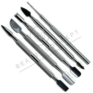 ชุดที่ดันหนังกำพร้าที่เล็บสแตนเลส5ชิ้นขายดีแนวคิดความงามที่ยั่งยืนอัตราการขายส่งทำชุดของคุณเอง! - Product Image 1