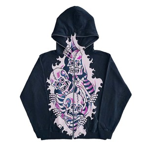 Pull 100% coton à capuche hommes broderie personnalisée à capuche éponge française poids lourd sweats à capuche surdimensionnés pour hommes - Product Image 5