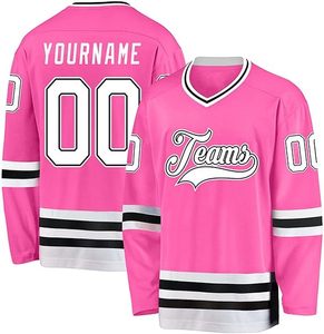 Maillots d'équipe de hockey sur glace, impression personnalisée, broderie |   Polyester respirant et léger |   Extensible dans les quatre sens, antibactérien | - Product Image 2