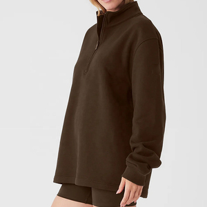 แฟชั่นสตรีทแวร์ลำลองสำหรับผู้ชายเสื้อฮู้ดกีฬาแบบสวมหัวมีฮู้ดทรงหลวมระบายอากาศได้ดีมีแบรนด์สีพื้นสำหรับผู้ชายเสื้อกันหนาวขนแกะอบอุ่น - Product Image 3