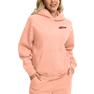 Sudaderas con capucha para mujer, venta al por mayor, Jersey de algodón de gran tamaño, sudaderas recortadas, ropa de calle con capucha, chaquetas de lana, ropa informal de invierno - Product Image 1