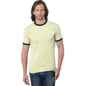 T-shirt rétro en coton 100% de haute qualité pour homme, manches courtes, léger, respirant, col sérigraphié pour personnalisation - Product Image 6