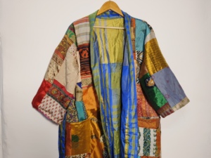 Bata de seda ligera de lujo para mujer, Kimono bohemio estampado, ropa de dormir, abrigo de Casa Unisex, Vestido de playa de verano para primavera - Product Image 4