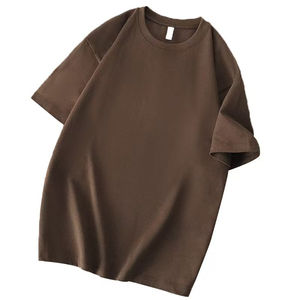 T-shirt imprimé vintage lavé à l'acide pour hommes de haute qualité 100% fibre de coton 260 grammes en vrac nouvelle taille vierge solide - Product Image 5