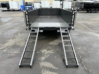Remorque à benne basculante hydraulique 7x14 AMP neuve et d'occasion avec garantie de 3 ans pour une utilisation agricole, haute productivité