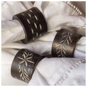 Novedad, venta directa de fábrica, decoración de boda, servilletero de madera multicolor para boda decorativo para el mejor servicio de cena - Product Image 6