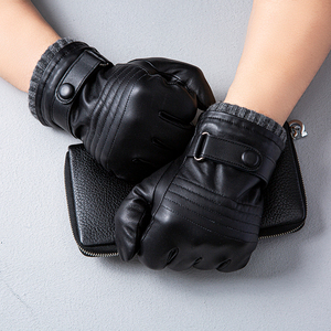 Gants en cuir véritable pour hommes Gants de conduite/d'habillage d'hiver Fashion Wear Meilleurs gants en cuir pour hommes - Product Image 3