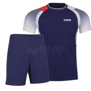 ชุดเทนนิสผู้ชายคุณภาพสูง NIZA GEAR ผ้าโพลีเอสเตอร์ระบายอากาศได้ดี เป็นมิตรกับสิ่งแวดล้อม เหมาะสำหรับกีฬากลางแจ้ง รุ่น NG-TU-01 - Product Image 2